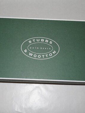 Stubbs & Wootton Empty Shoe Box Green Original Packaging